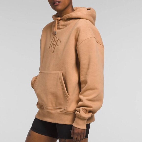 NWT The North Face Heavyweight Tan Oversized Hoodie - Picture 3 of 5